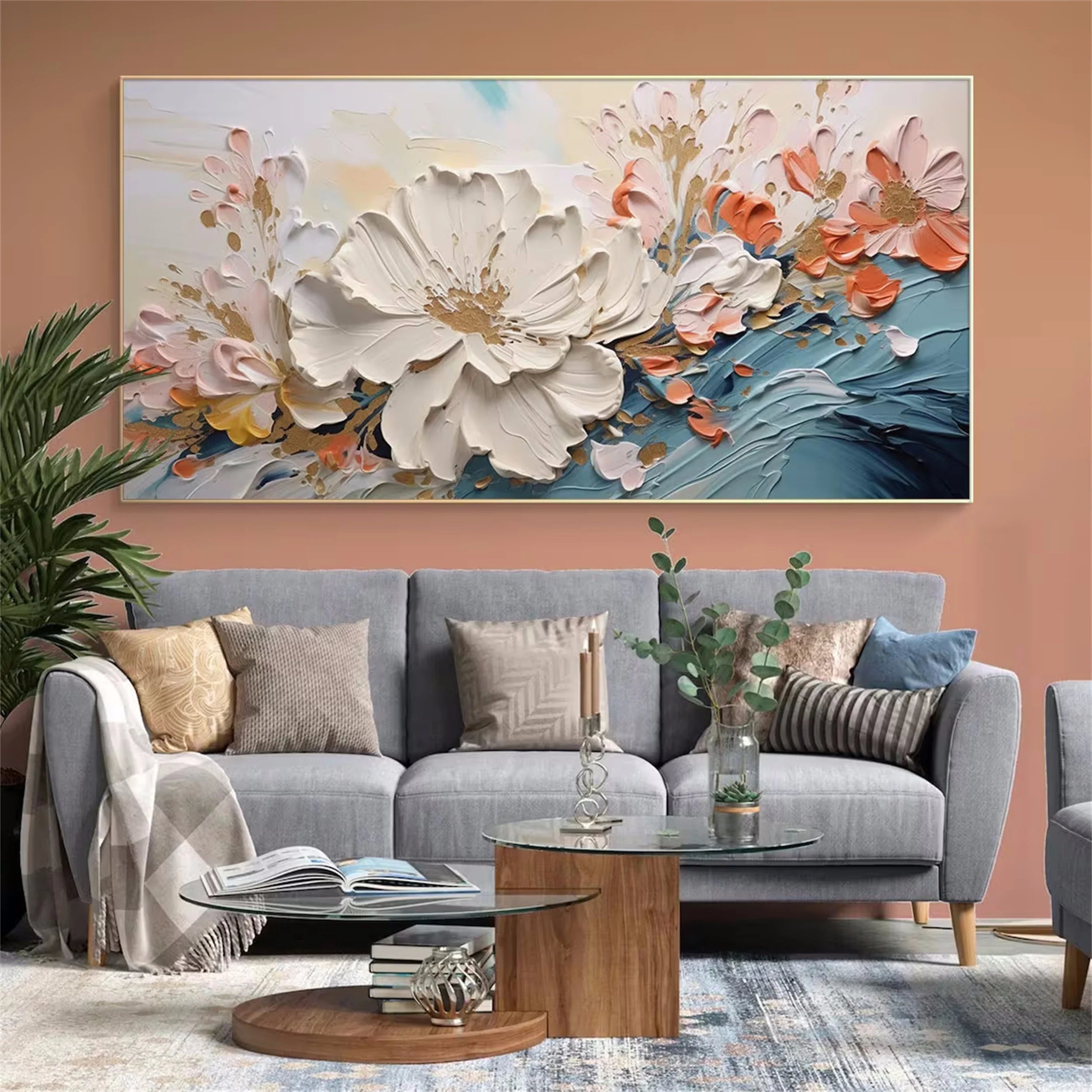 Flower And Tree Painting #FT 034