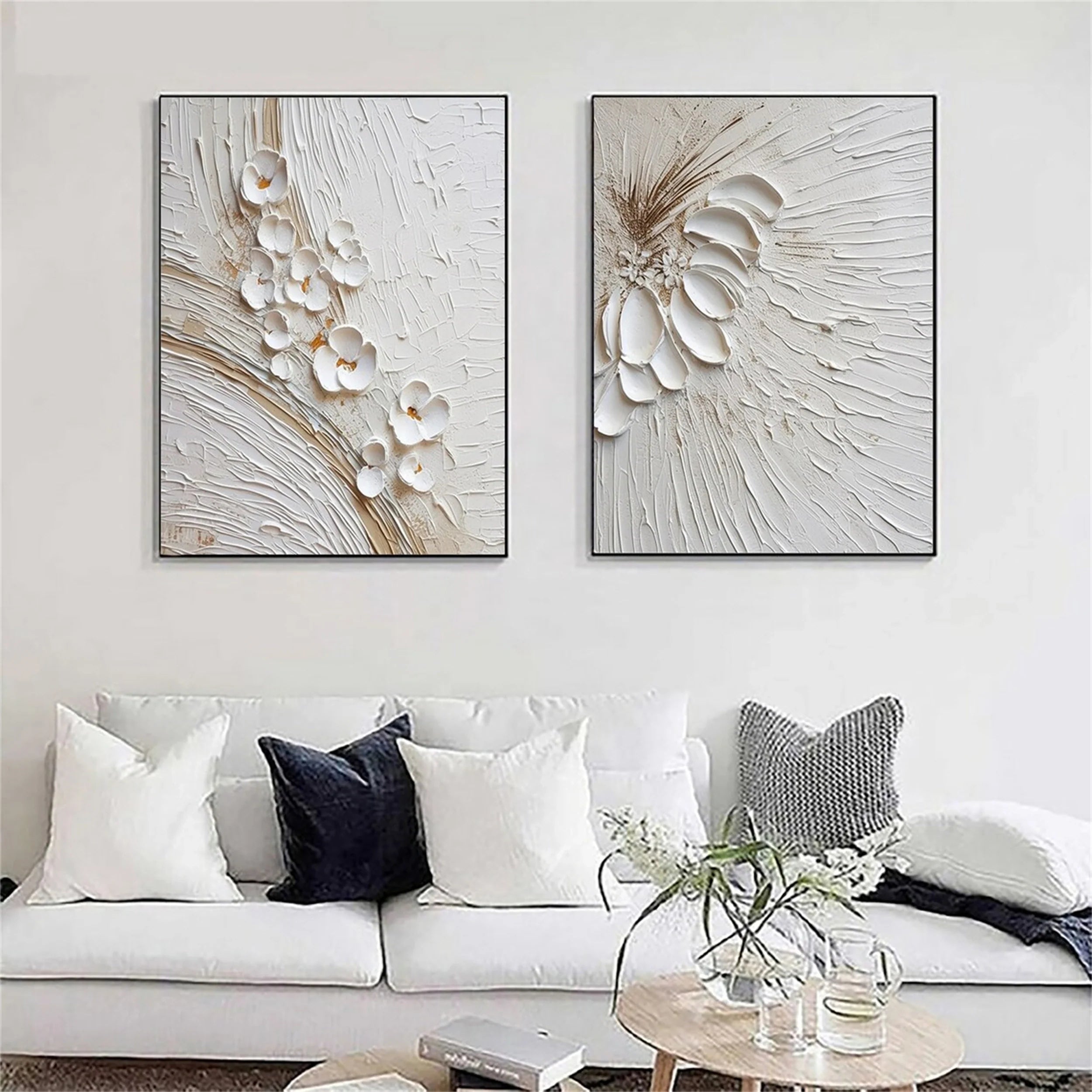 Flower And Tree Painting Set of 2 #FT 038