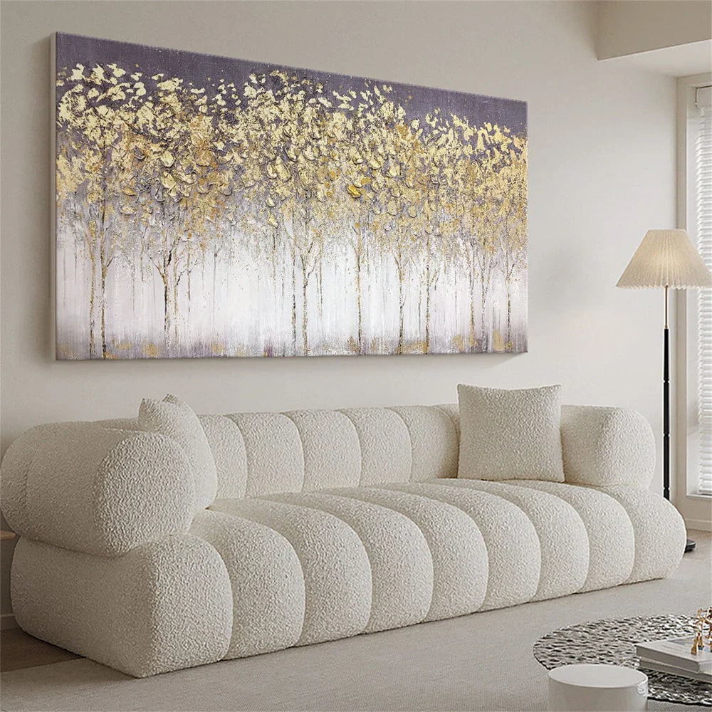 Colorful Flower & Tree Abstract Wall Art #ML041