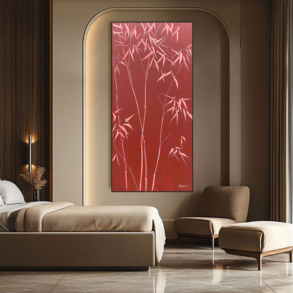 Abstract Painting "Bambú Resistente"
