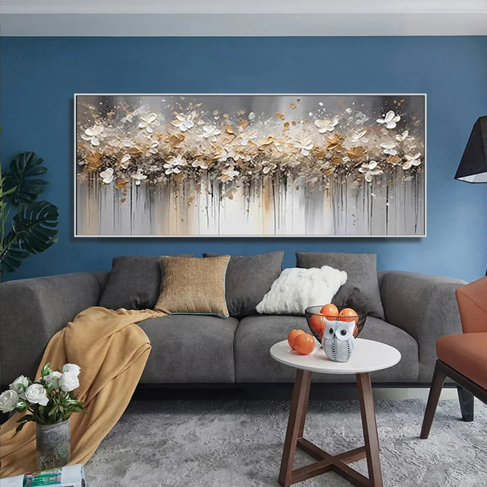 Flower & Tree Abstract Textured Wall Art #ML100