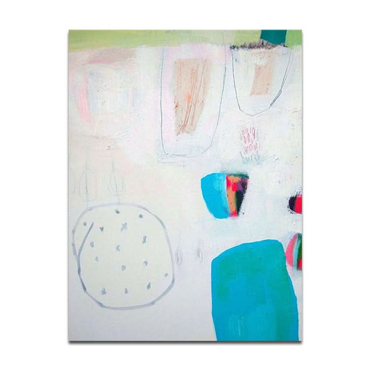 Art minimaliste, peinture abstraite simple
