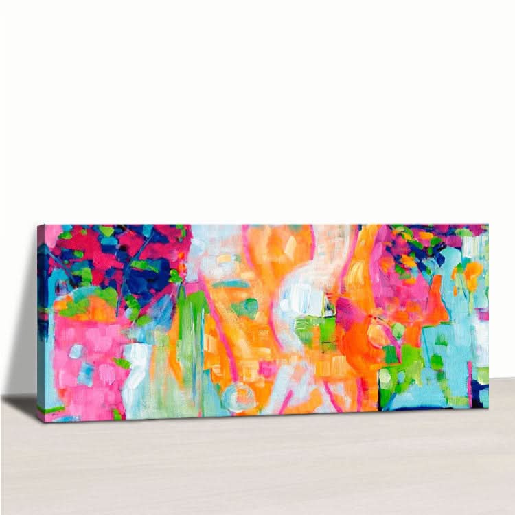 Peinture sur toile faite à la main, peinture à l'huile sur toile abstraite