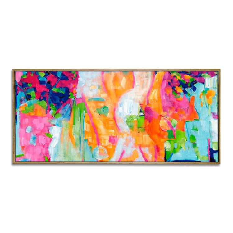 Peinture sur toile faite à la main, peinture à l'huile sur toile abstraite