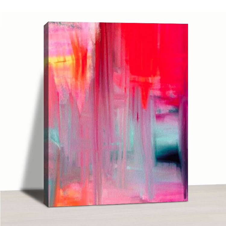 Redness Of The Skin - Handmade Modern Wall Art Acrylic Painting on Canvas