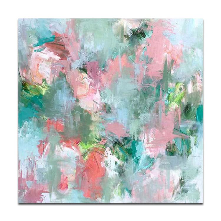 Grandes toiles d'art abstraites, peintures originales, peintures colorées, peintures acryliques contemporaines sur toile | Dispersées et enfuies