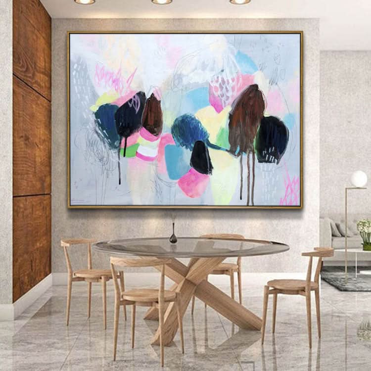 Life And Death Alternations - Handmade Acrylic Wall Art Original Painting Canvas Art Prints Dropship