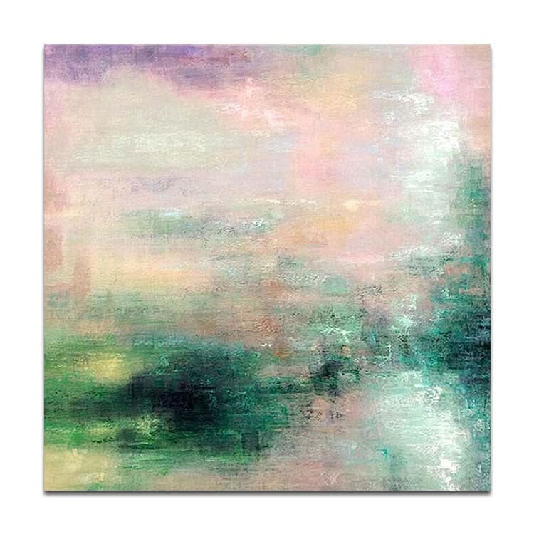 Grandes toiles abstraites originales Peintures beiges Peintures acryliques contemporaines sur toile | Abysse séduisant