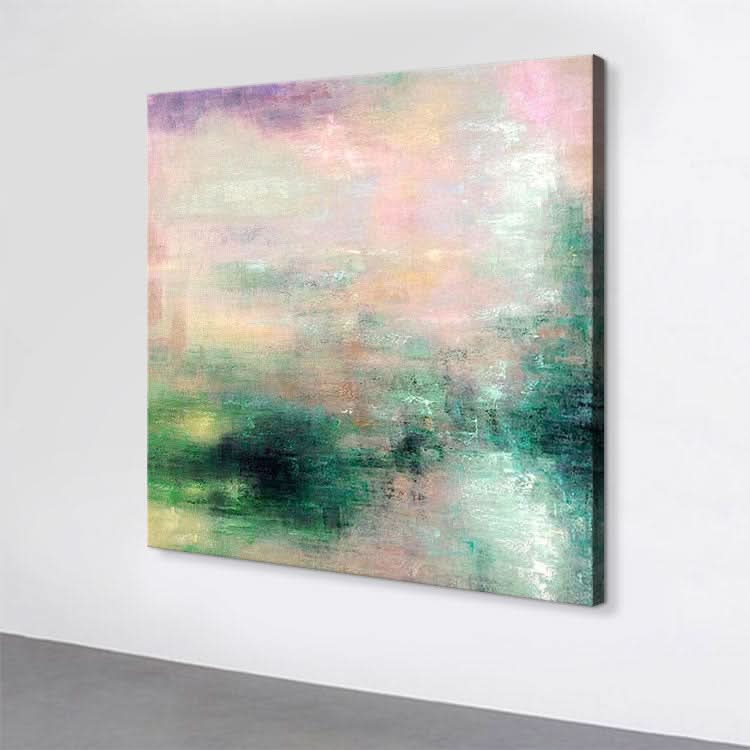 Grandes toiles abstraites originales Peintures beiges Peintures acryliques contemporaines sur toile | Abysse séduisant