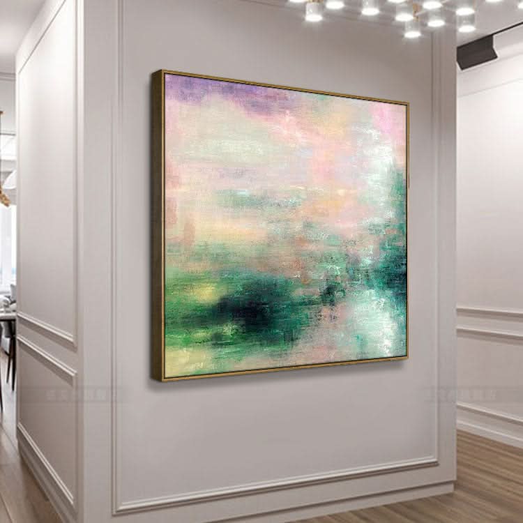 Grandes toiles abstraites originales Peintures beiges Peintures acryliques contemporaines sur toile | Abysse séduisant