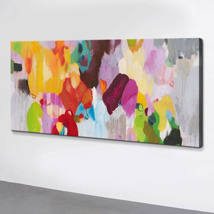 Art fait à la main, Peinture à l'huile sur toile à la main, Peinture d'art abstrait sur toile, Décoration murale pour la maison