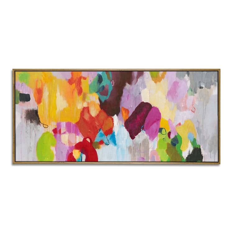 Art fait à la main, Peinture à l'huile sur toile à la main, Peinture d'art abstrait sur toile, Décoration murale pour la maison