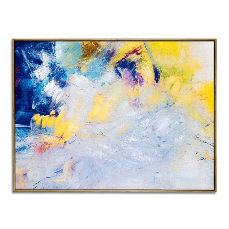 Peinture originale d'art, art mural pour salon, art abstrait sur toile original, grand art abstrait