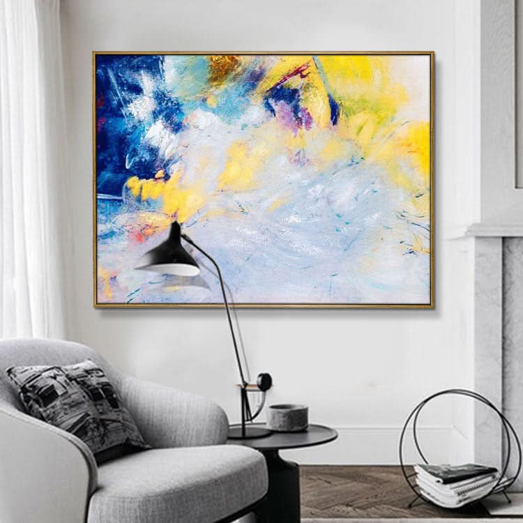 Peinture originale d'art, art mural pour salon, art abstrait sur toile original, grand art abstrait