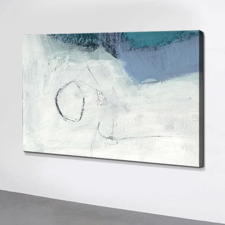 Abstract Canvas Wall Art, Modern Textured Painting,Oil painting | Frozen