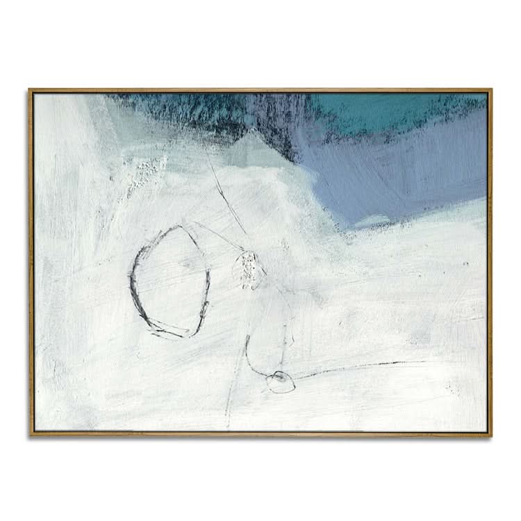 Abstract Canvas Wall Art, Modern Textured Painting,Oil painting | Frozen