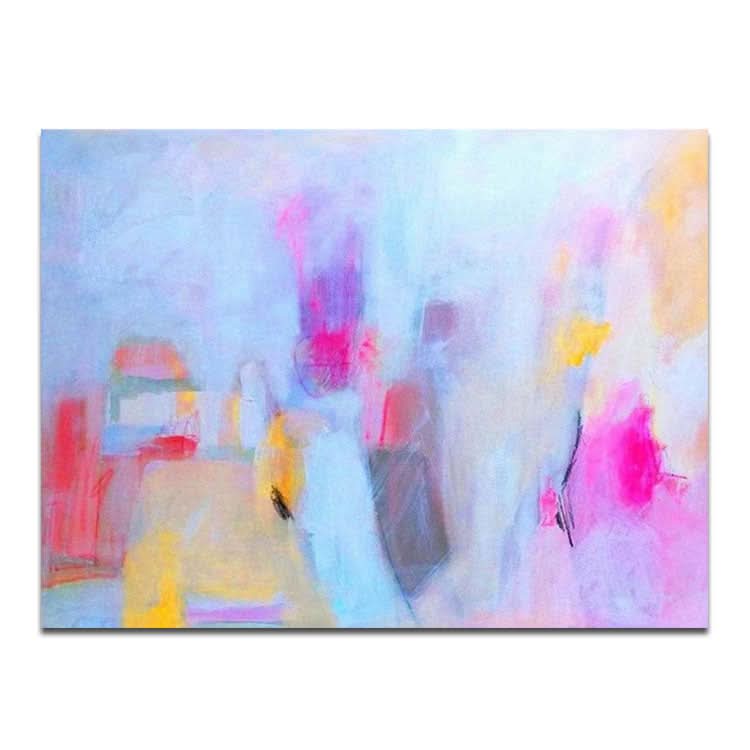 Peinture abstraite texturée, grande toile d'art mural abstrait moderne, art sur toile abstrait original