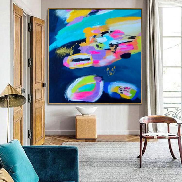Modern Acrylic Painting Abstract Acrylic Painting Restaurant Original Oil Painting Handmade Canvas Oil Painting | Red tides