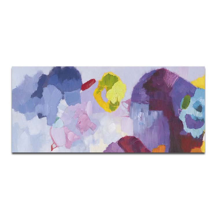 Peinture abstraite Feuille jaune Peinture acrylique abstraite sur toile | Combat