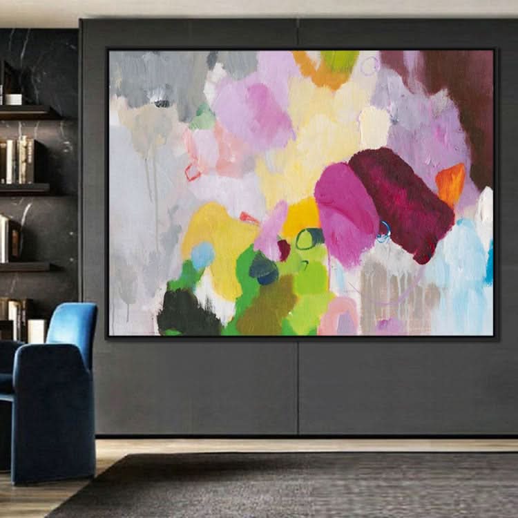 Peinture abstraite moderne, Peinture décorative abstraite, Peinture à l'huile abstraite faite à la main