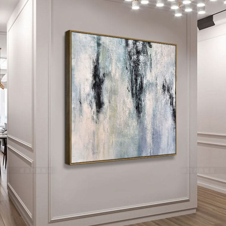Abstract Acrylic Painting Wall Art Canvas Original Art Painting Extra Large Hand-Painted Oil Painting | Karst Cave