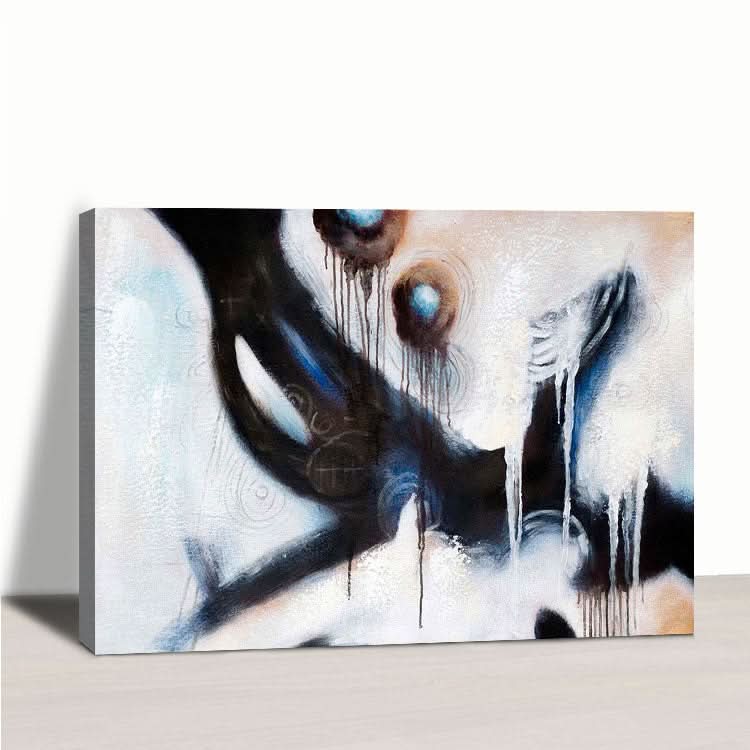 Art mural sur toile moderne, abstrait, texturé, peinture texturée moderne