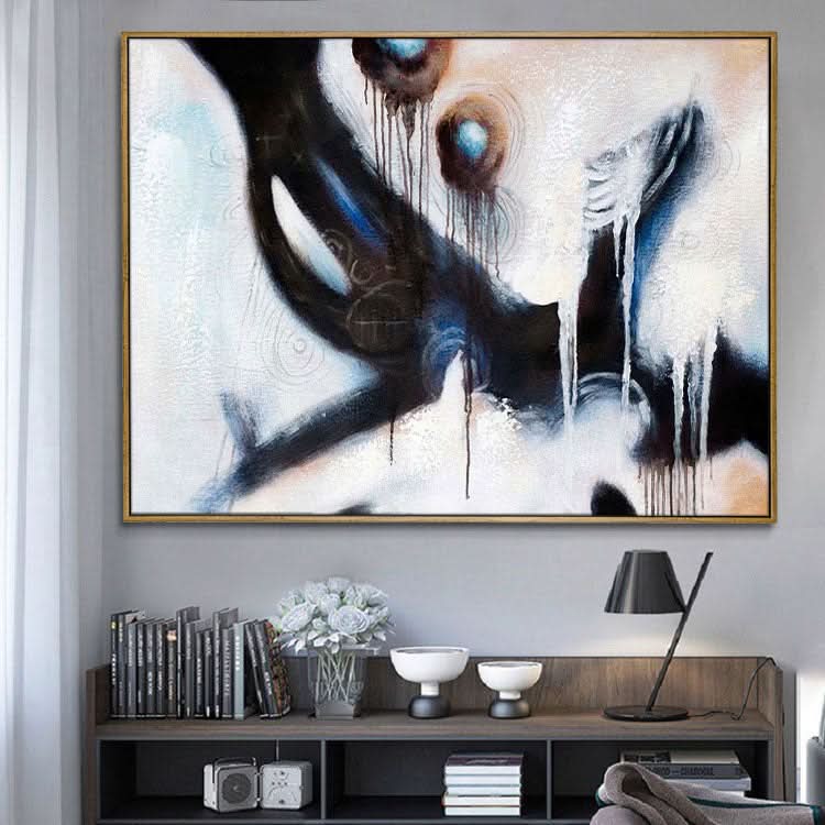 Art mural sur toile moderne, abstrait, texturé, peinture texturée moderne