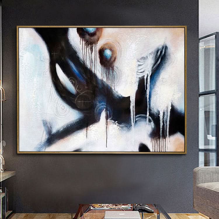 Art mural sur toile moderne, abstrait, texturé, peinture texturée moderne