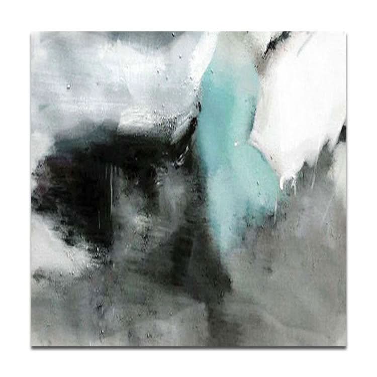 Peinture originale en noir et gris abstraite contemporaine | Cadavres dans l'eau de la peinture originale