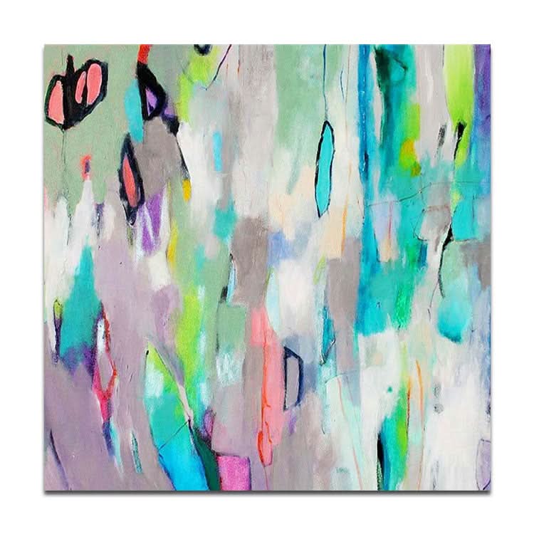 Peinture abstraite colorée Peinture beige Peinture blanche Peinture originale Peinture abstraite acrylique | Rues animées