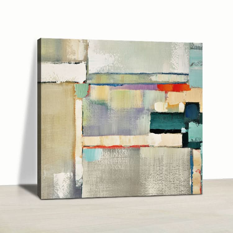Hand Painted Art Original Painting On Canvas Extra Large Office Decor Fashion Art | Vertical view
