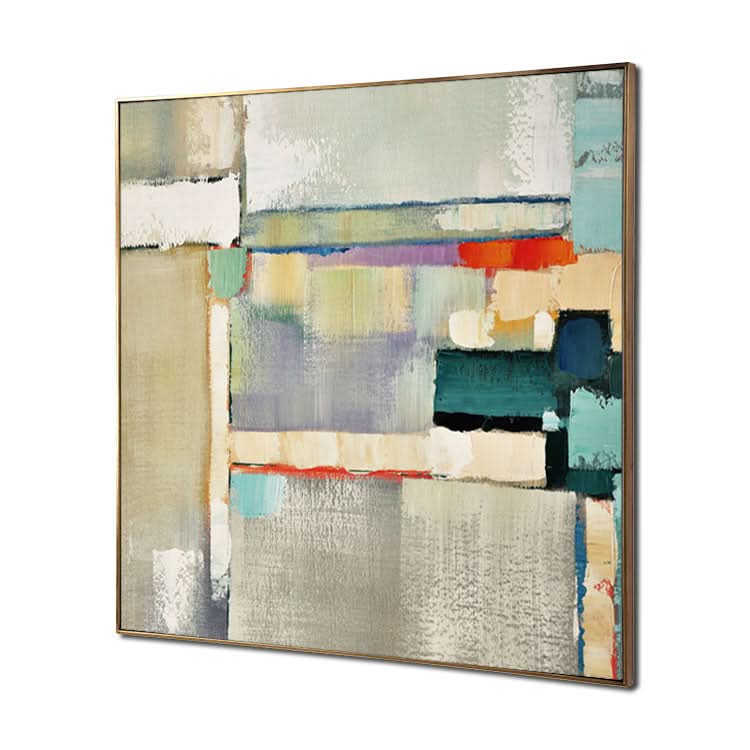 Hand Painted Art Original Painting On Canvas Extra Large Office Decor Fashion Art | Vertical view
