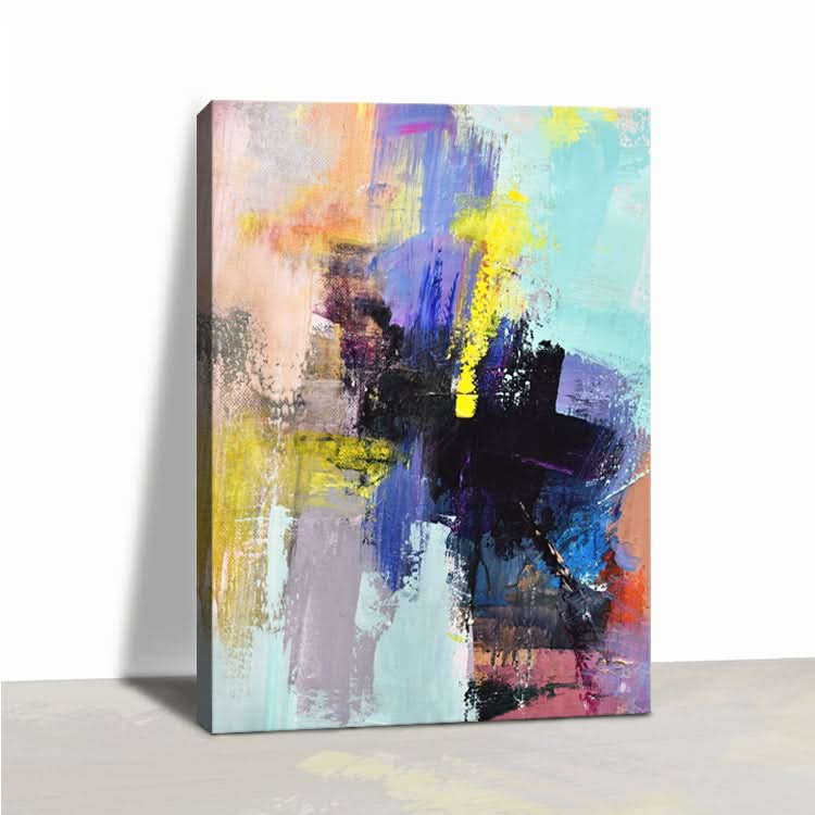 Brave the Wind and The Waves - Hand Painted Abstract Canvas Painting Contemporary Wall Art