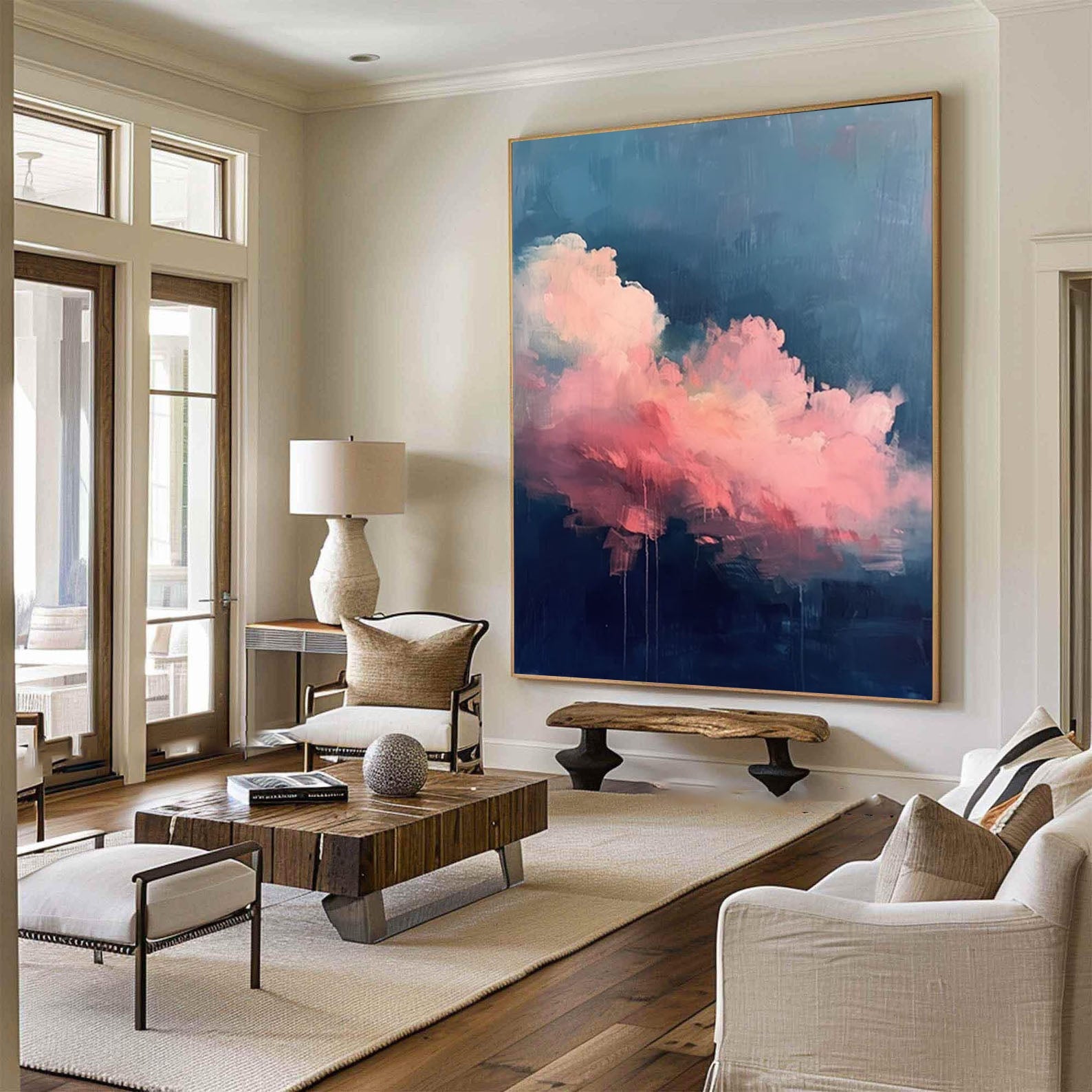 Ethereal Cloud Painting Pastel Skies for Contemporary Homes #SP 007