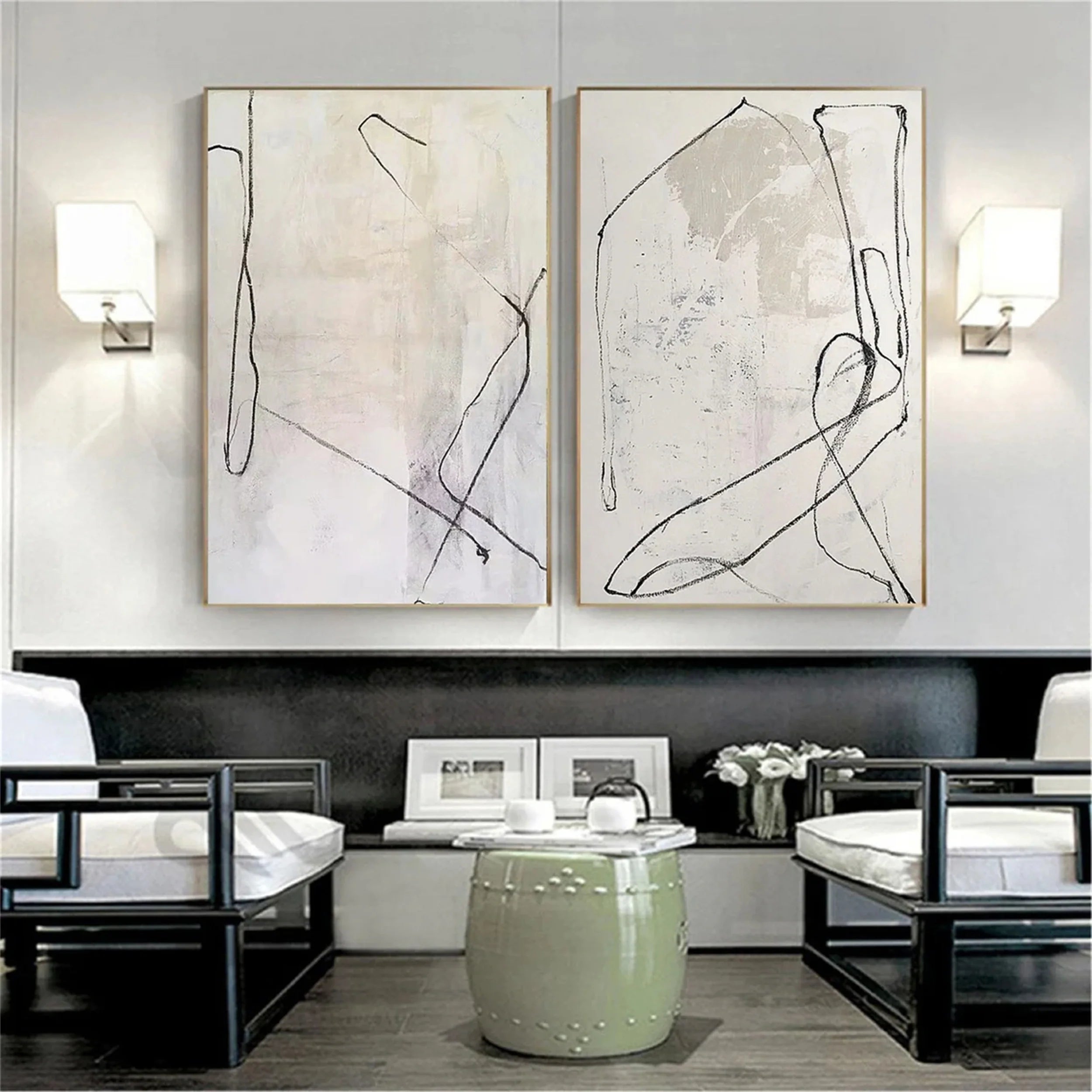 Abstract Tranquility Set of 2 #WS113