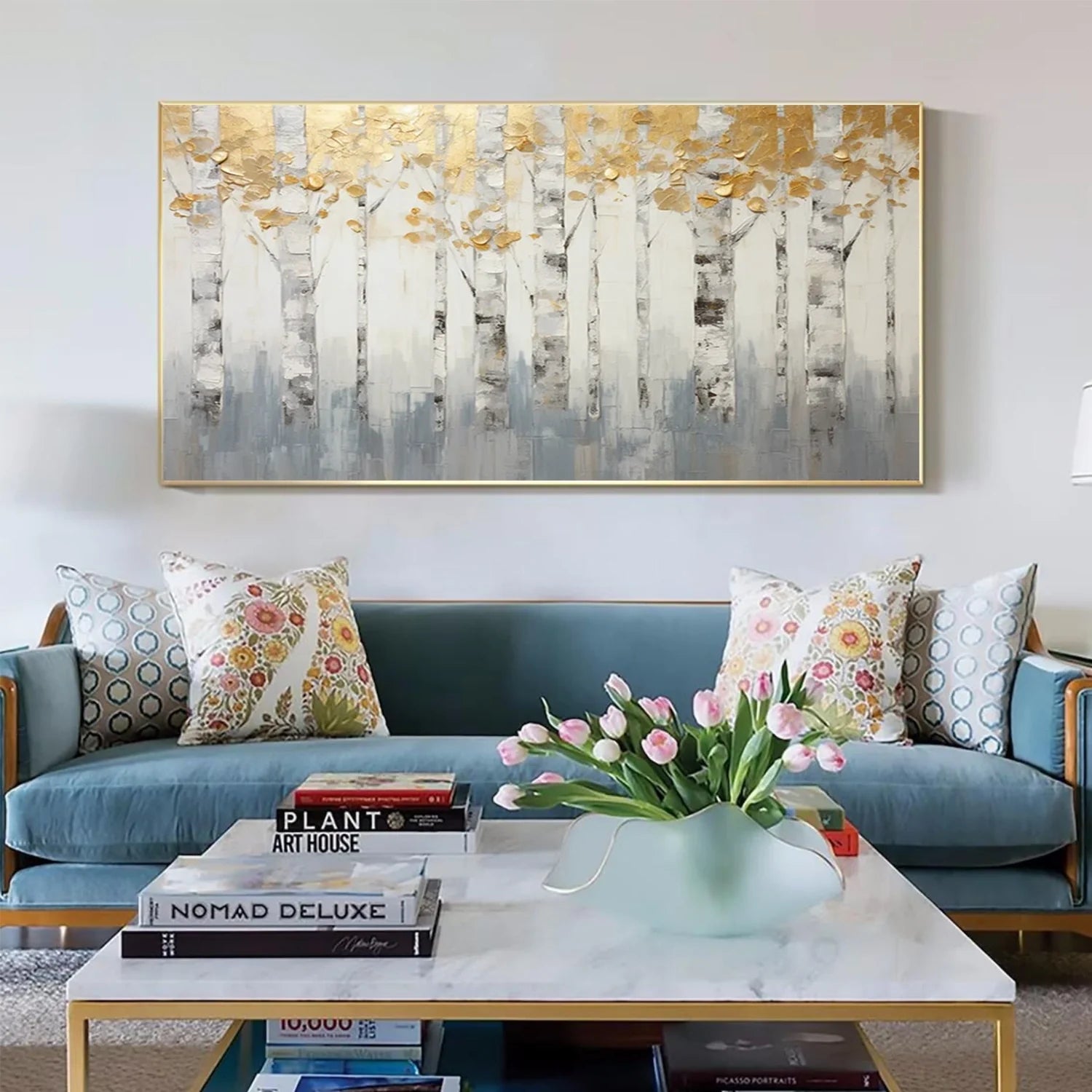 Flower & Tree Abstract Wall Art #ML137