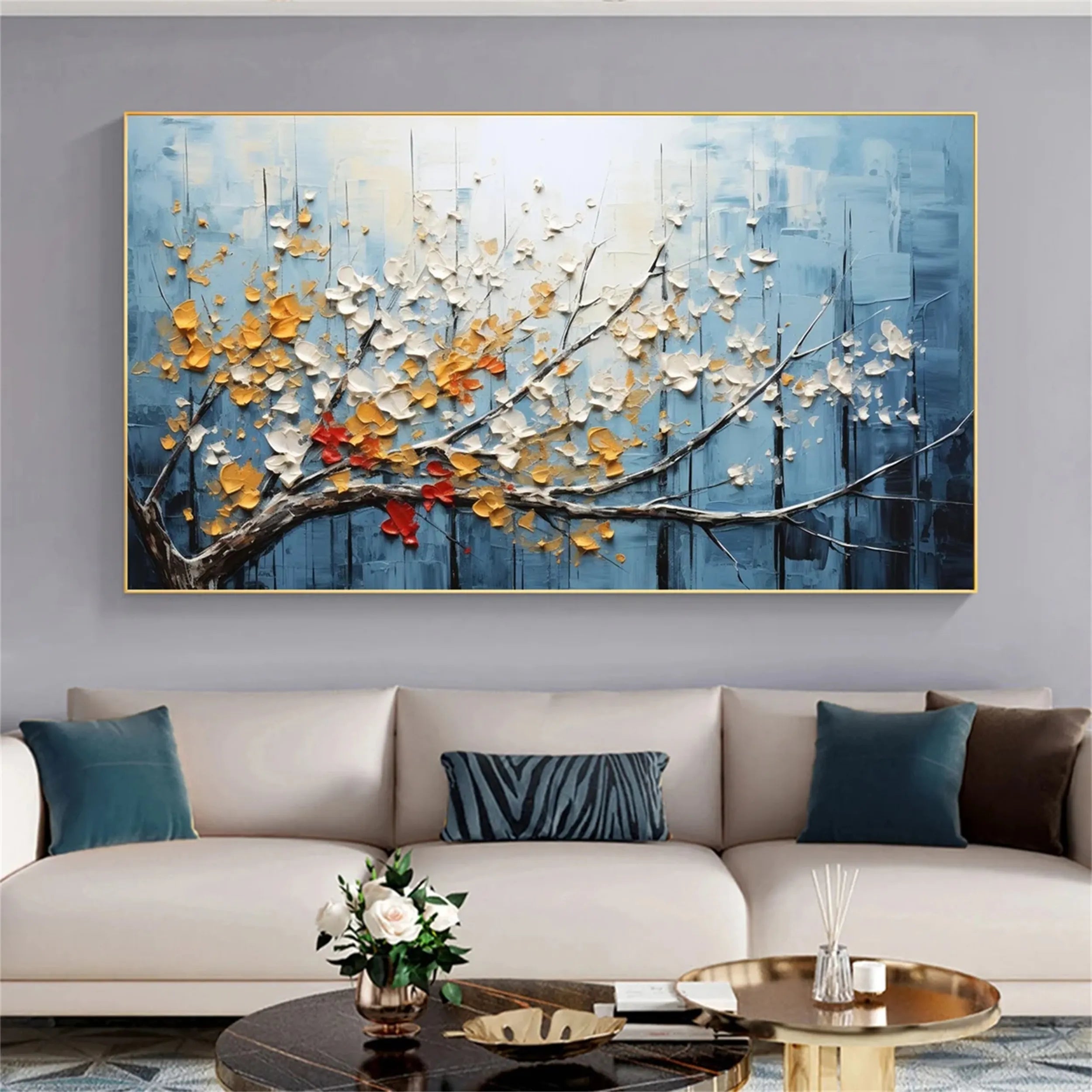 Flower And Tree Painting #FT 052