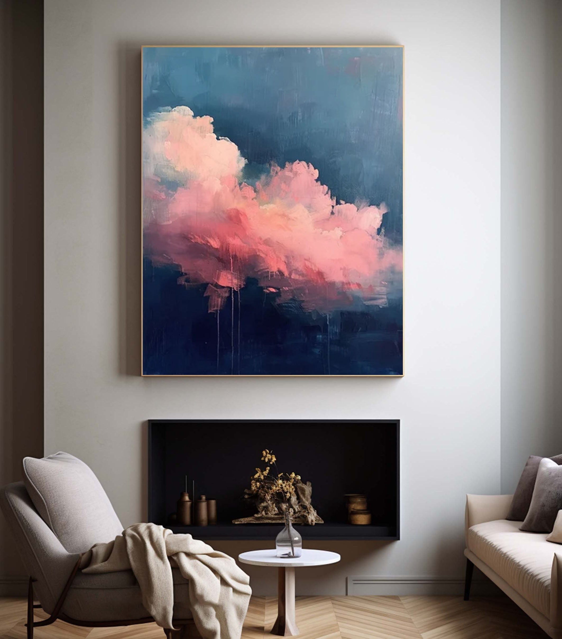 Ethereal Cloud Painting Pastel Skies for Contemporary Homes #SP 007