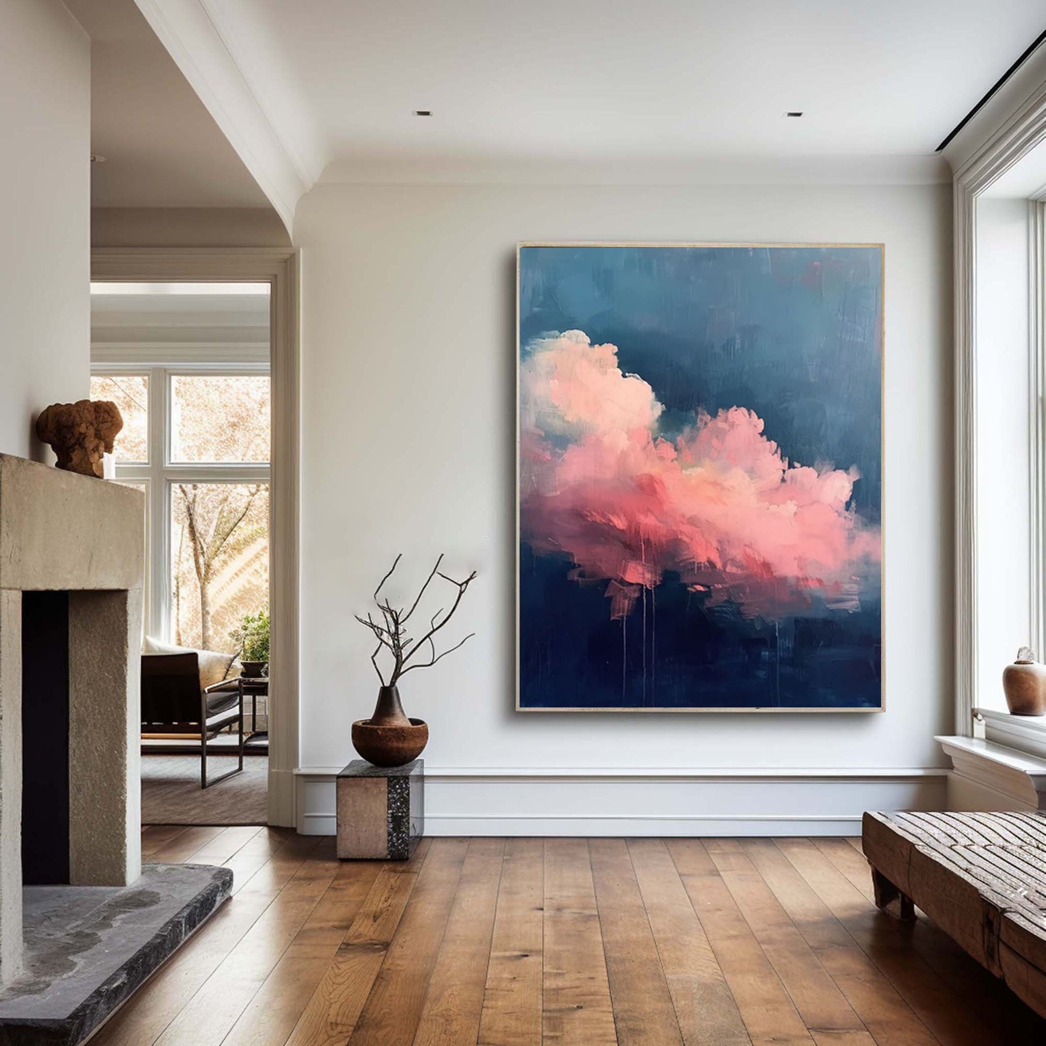 Ethereal Cloud Painting Pastel Skies for Contemporary Homes #SP 007
