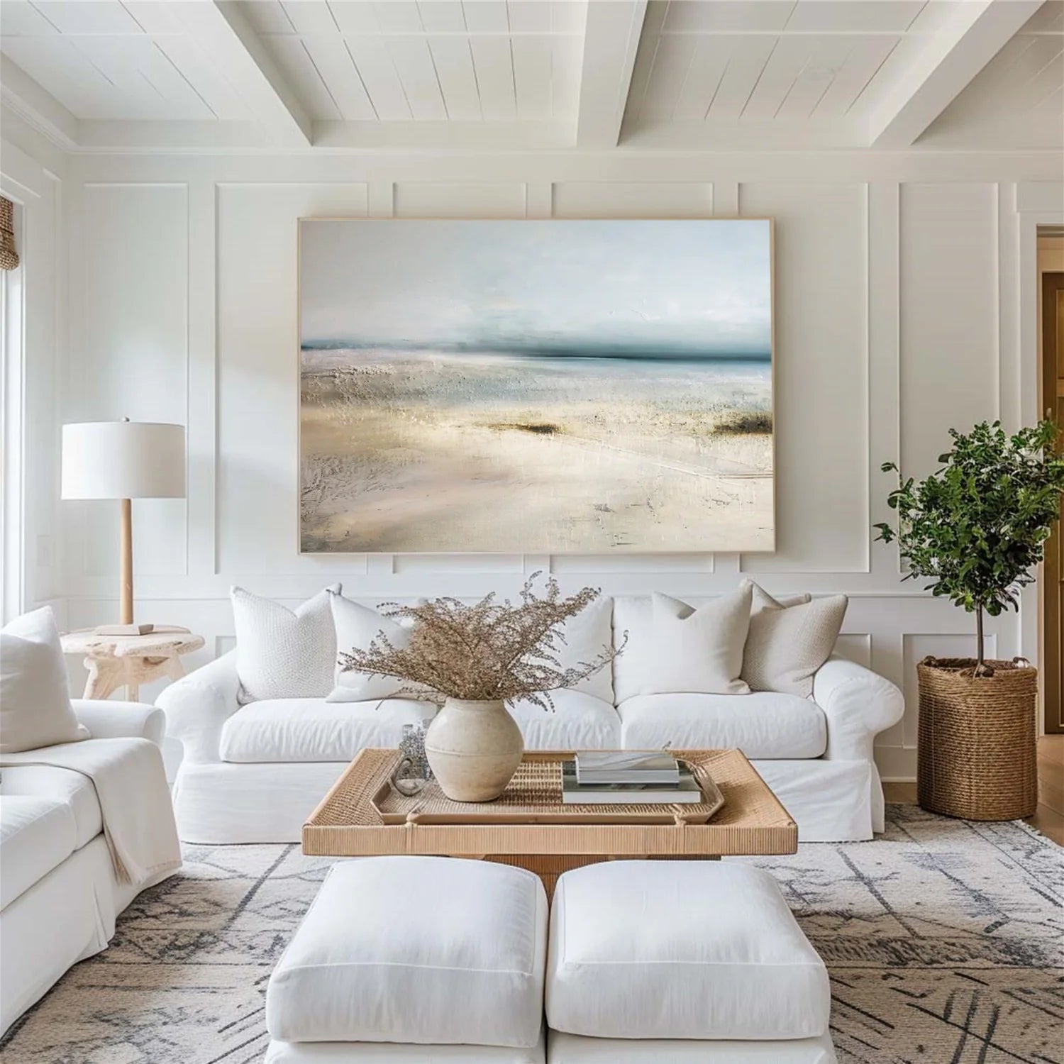 Sea & Sky Abstract Wall Art #MS165