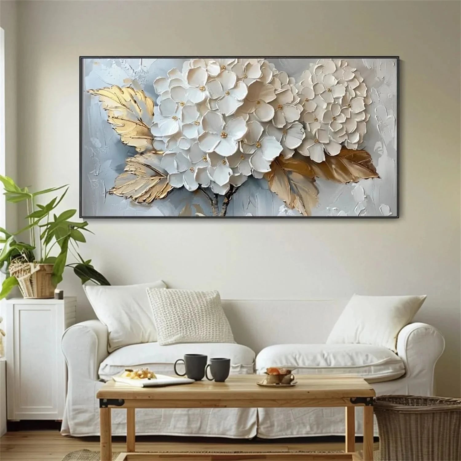 Colorful Flower & Tree Abstract  Wall Art  #ML050