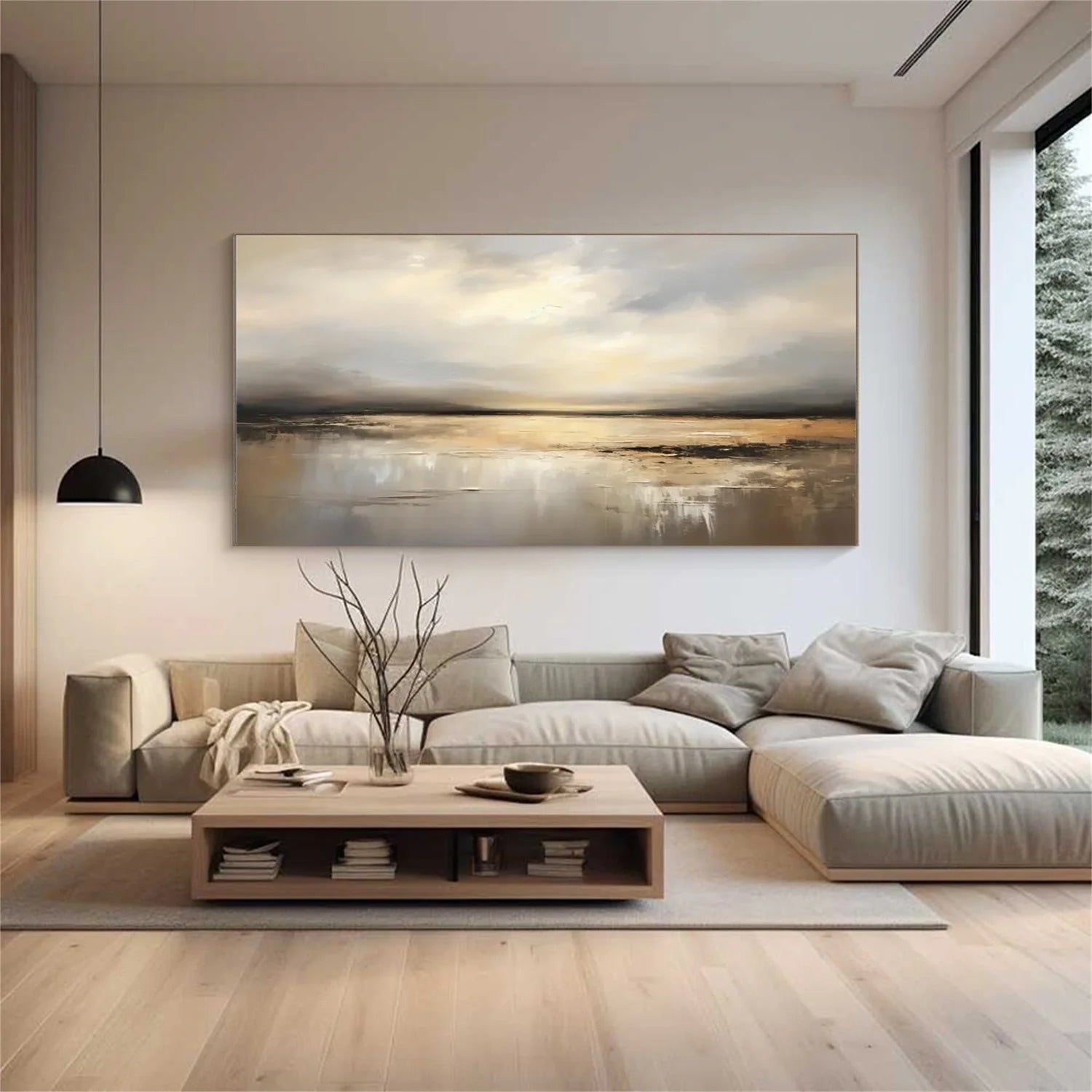 Sea & Sky Abstract Wall Art #MS142