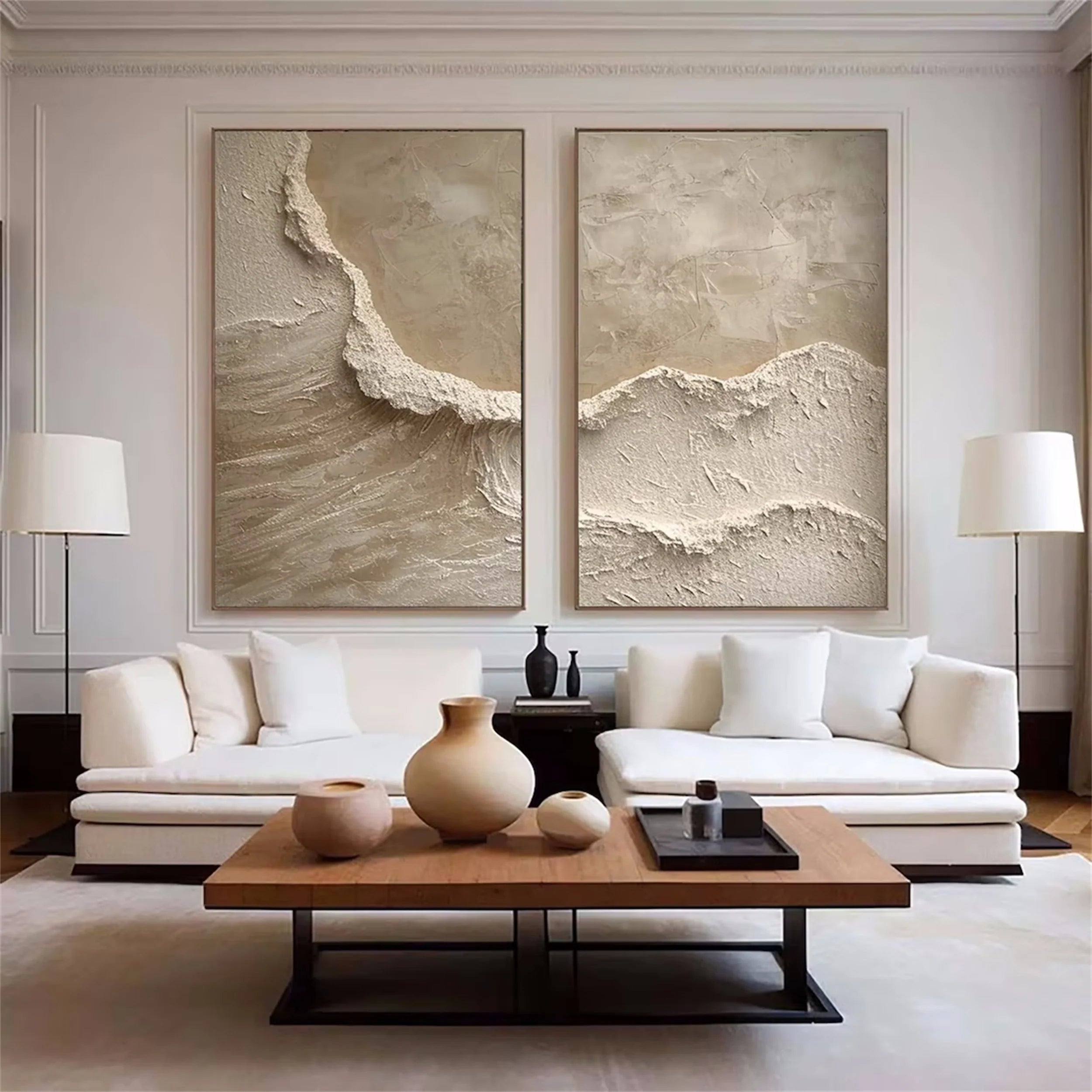Ocean And Sky Painting Set of 2#OS 107