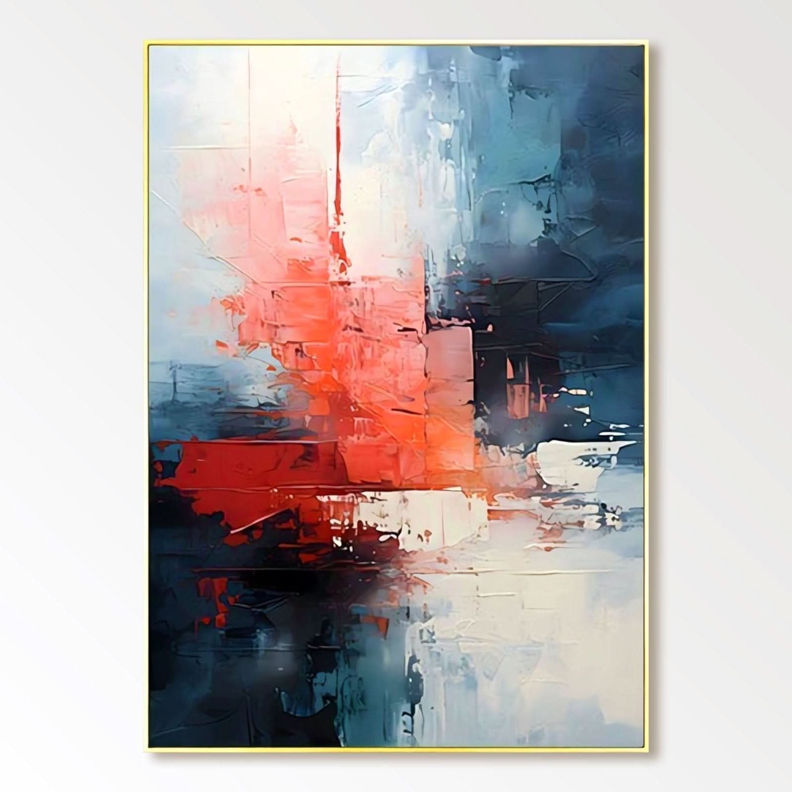 Abstract Colorful Painting "Rythmes Oubliés" - nukeart
