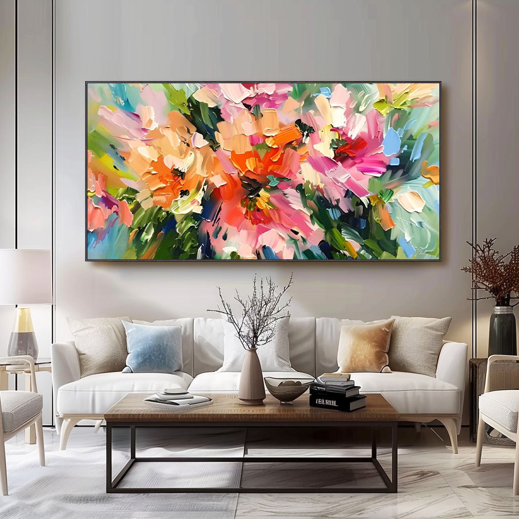 Abstract Colorful Painting "Veil of Time" - MasterGallery