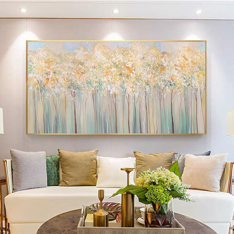 ethereal landscape painting for elegant interiors