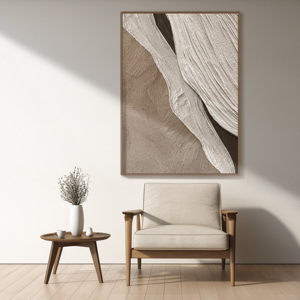 Textured Painting "Whispering Solitude" - MasterGallery