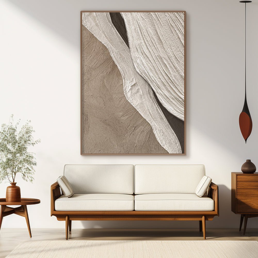 Textured Painting "Whispering Solitude" - MasterGallery