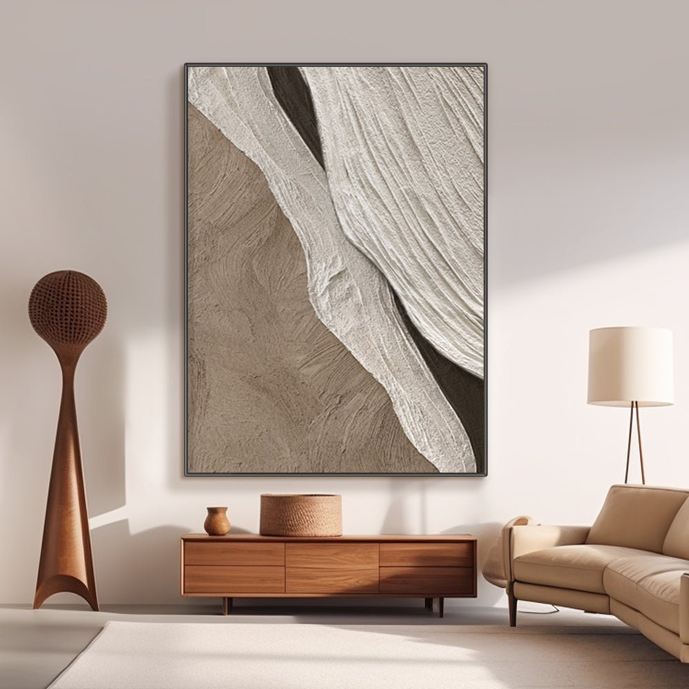 Textured Painting "Whispering Solitude" - MasterGallery