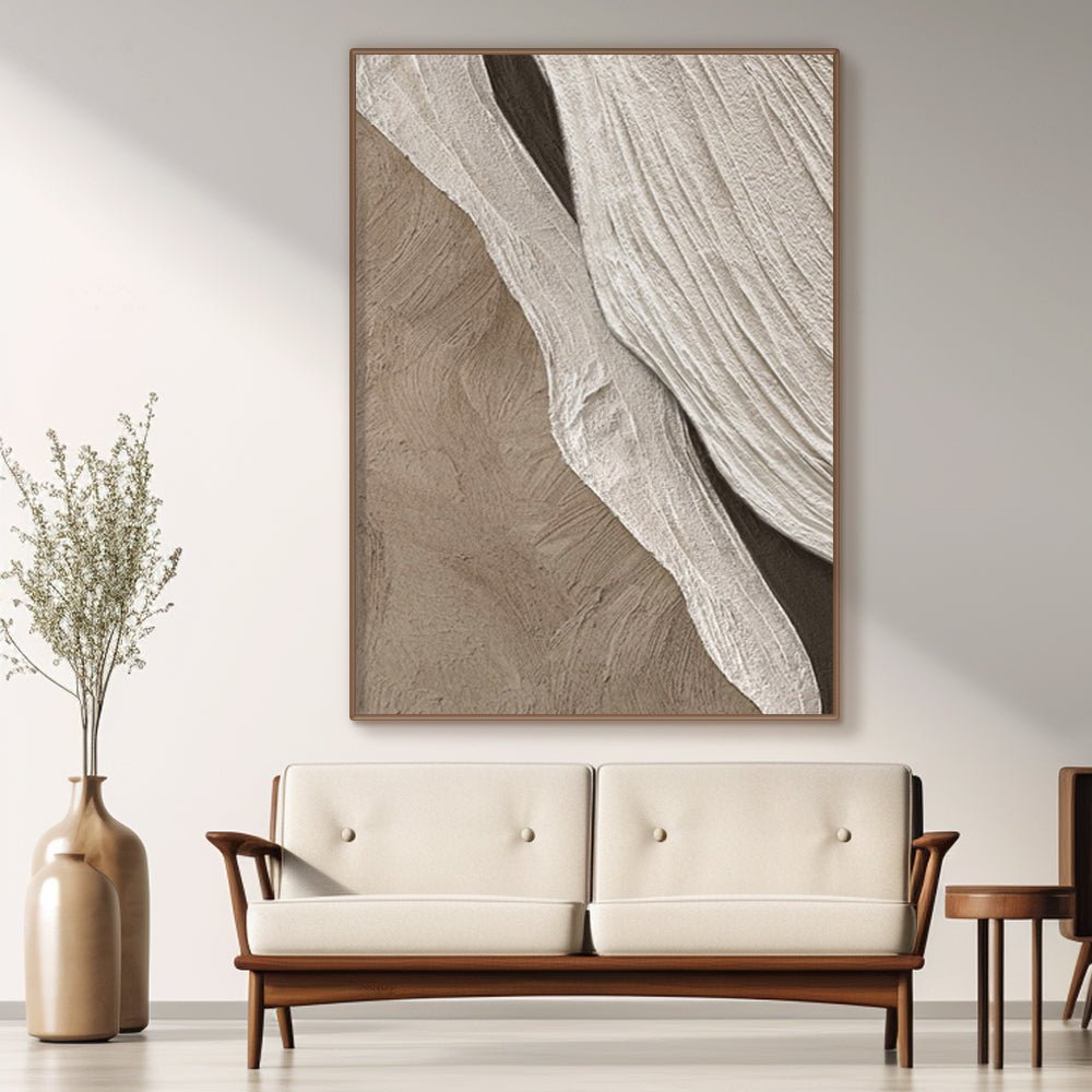 Textured Painting "Whispering Solitude" - MasterGallery